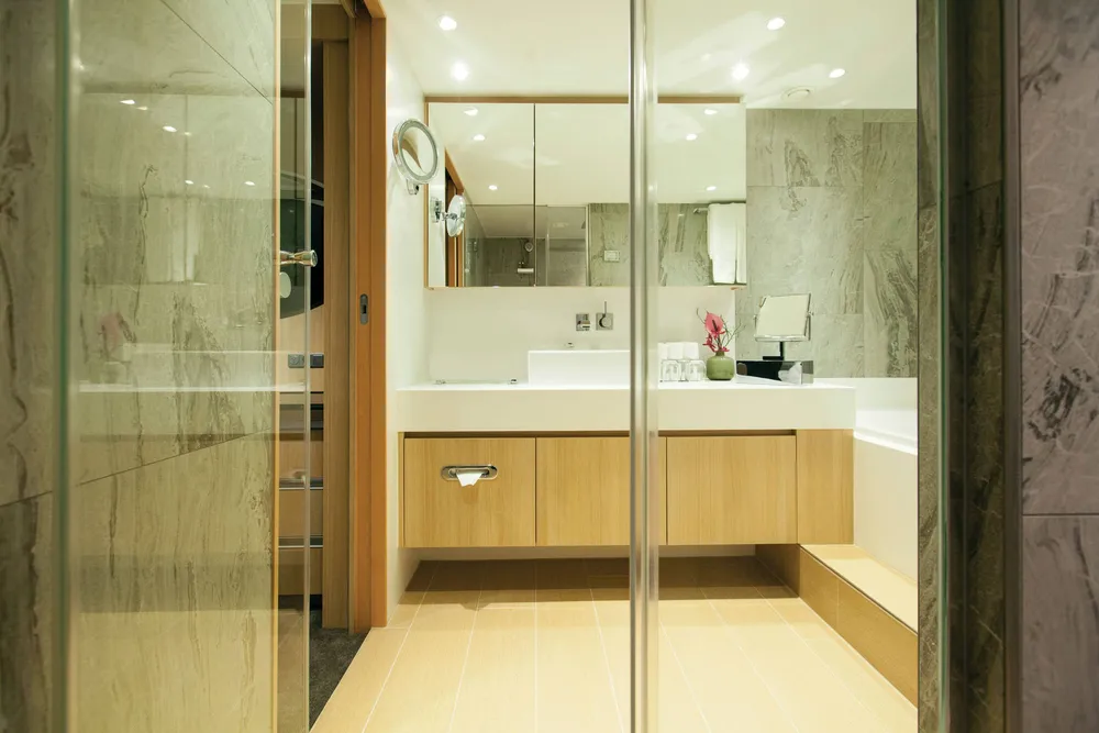 Ship gangway providing easy access for excursions