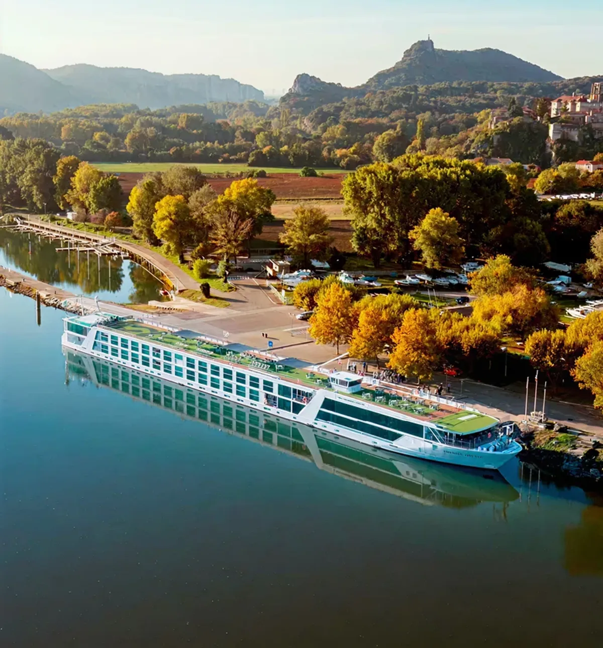 Emerald Cruises river ship on the Danube