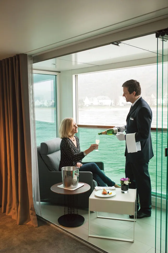 Pool area transformed into evening cinema