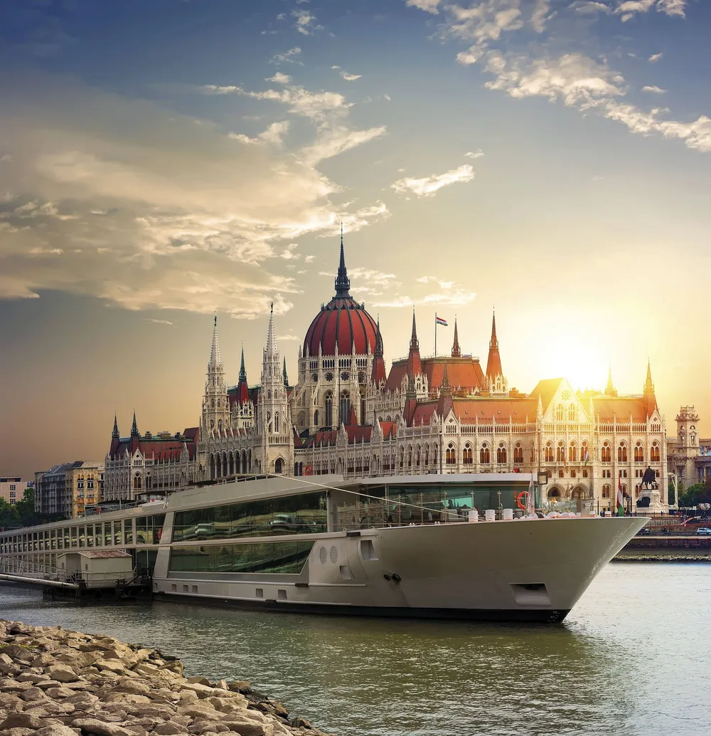 Budapest Parliament building along the Danube River