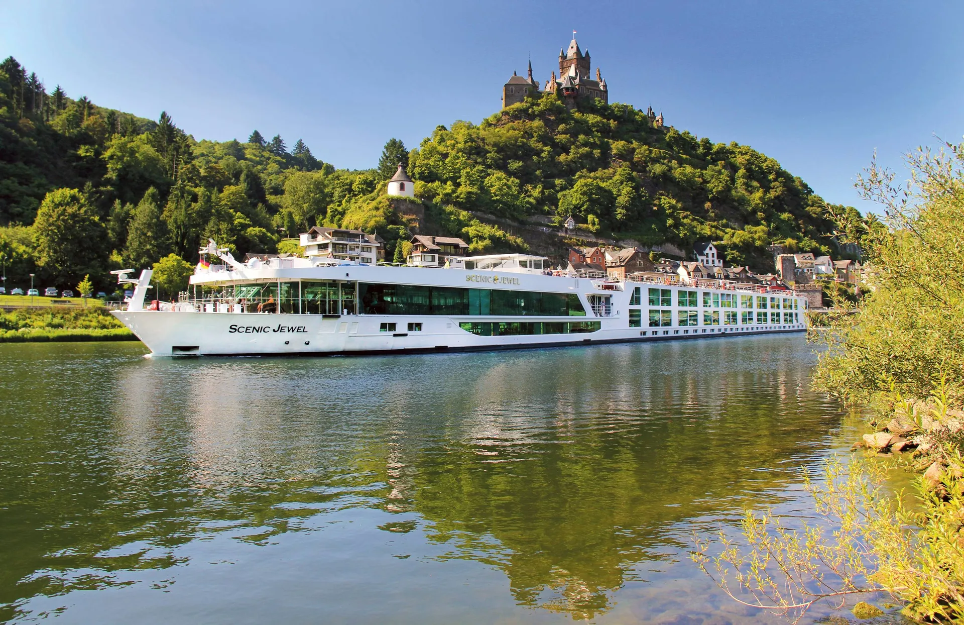 Luxurious cruise ship amenities and elegant interior spaces